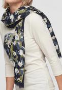 Olsen Abstract Print Lightweight Scarf, Navy Multi image