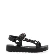 OMG Pletena Stud Side T Bar Sandals, Ink Stud image
