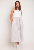 One Life Raya Casual A-Ling Midi Dress, Ash image