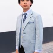 One Varones Boys Communion 1004101 Jacket and Waistcoat Set, Green