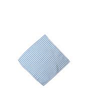 One Varones Houndstooth Print Pocket Square, Blue