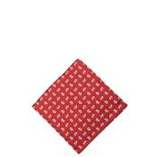 One Varones Paisley Print Pocket Square, Red