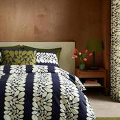 Orla Kiely Sycamore Stripe Duvet Cover Set, Navy