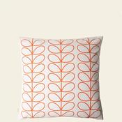 Orla Kiely Small Linear Stem Cushion 50x50cm, Orange