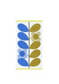 Orla Kiely Stem Bloom Duo Hand Towel, Blue &amp; Green