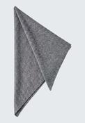 Oui Wool Blend Triangle Scarf, Grey image