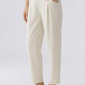 Oui Jersey Slim Leg Trousers, Off White image