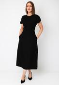 Oui Thick Jersey Pencil Dress, Black image