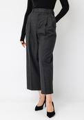 Oui Tailored Tapered Trousers, Grey image