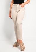 Oui Baxtor Slim Fit Cropped Jeggings, Beige image