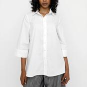 Ozai N Kú Relaxed Shirt Dress, White