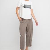 Ozai N Kú Abstract Graphic Print T-Shirt, White
