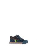 Pablosky Boys 970040 Velcro High Top Trainers, Navy image