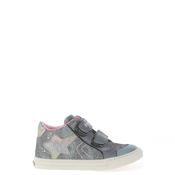 Pablosky Girls Glitter Star High Top Trainer, Silver image