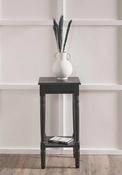 Pacific Heritage Pine Wood Accent Table, Black image