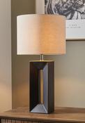 Pacific Ceramic Block Tall Table Lamp, Black image