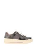 Patrizio Como Desio Shimmering Leather Trainers, Grey image
