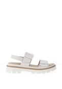 Patrizio Como Frascati Shimmering Sandals, White Scale image