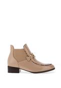 Patrizio Como Lendorf Glossy Leather Low Ankle Boot, Beige image