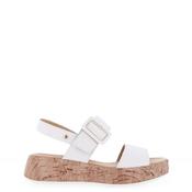 Patrizio Como Ardea Cork Platform Sandals, White image