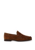 Paul Green Suede Leather Loafers, Tan image