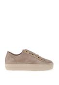 Paul Green Suede Shimmer Platform Trainers, Grey image