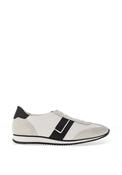 Paul Green Leather Monochrome Trainers, White &amp; Black image