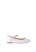 Perfect Kids Girls Gracie Satin Communion Shoes, White image