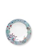 Pip Studio Flower Festival Deep Plate, Blue image