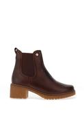Pitillos Distressed Leather Heeled Chelsea Boots, Brown image