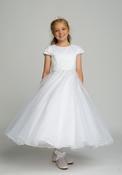 Poinsettia 1352 Communion Dress, White image