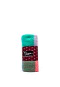 POM Check Scarf, Pink &amp; Blue Multi image
