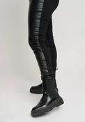 Pont Neuf Elsebeth Faux Leath Front Legging, Black image