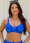 Pour Moi? Maui Underwired Non Padded Bikini Top, Blue Tropical image