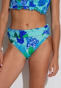Pour Moi Free Spirit Fold Over Bikini Brief, Blue image