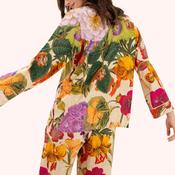 Powder Oversized Supersoft Autumn Posy Pyjamas, Cream Multi
