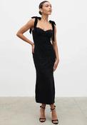 Pretty Lavish Serephina Lace Midaxi Dress, Black image