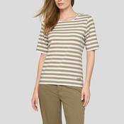 Rabe Basic Striped T-Shirt, Green and White