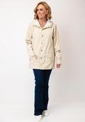 Rains Waterproof Short Clear Raincoat, Dune Beige image