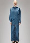 Rains Waterproof Short Clear Raincoat, Pulse Blue image