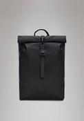 Rains Rolltop Mini Rucksack, Black image