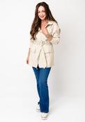 Rain Curve Short Rain Jacket, Dune Beige image