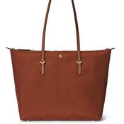 Ralph Lauren Keaton Nylon Medium Tote Bag, Tan
