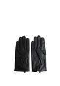 Ralph Lauren Logo Embossed Leather Gloves, Black image