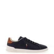 Ralph Lauren Polo Leather Trainers, Navy image