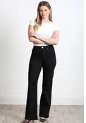 Rant &amp; Rave Jane Wide Leg Jeans, Black image