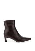 Rant and Rave Malik Snaked Printed Ankle Boots, Black image