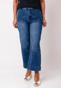 Rant and Rave Tavie Pocket Front Cropped Jeans, Blue image