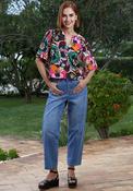 Rant &amp; Rave Bobby Barrel Regular Leg Jeans, Blue image