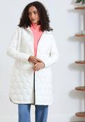 Rant &amp; Rave R&amp;R Sabrina Quilted Hooded Coat, Stone image